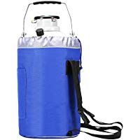bestequip 3L nitr&oacute;geno l&iacute;quido contenedor tanque de nitr&oacute;geno l&iacute;quido criog&eacute;nicas contenedor con 3&nbsp;botes de aleaci&oacute;n de aluminio y bolsa de transporte