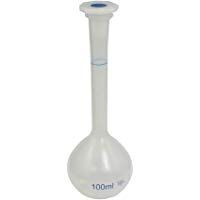 jilesm laboratorio 100&nbsp;ml Pl&aacute;stico volum&eacute;trico frasco con tap&oacute;n