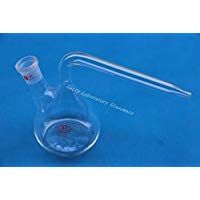 500&nbsp;ml matraz de retorta, parte inferior plana, con 24/29&nbsp;conjunta, Material de cristal de borosilicato