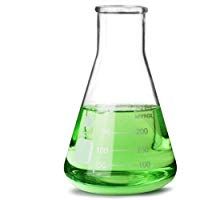 drinkstuff - Matraz Erlenmeyer (c&oacute;nica, cristal, 250&nbsp;ml, con indicadores de medida)