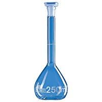 Matraz aforado, SILBERBRAND, clase B 2000 ml, Boro 3.3, NS 29/32, tap&oacute;n en PP