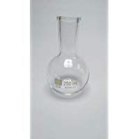 Rocwing Matraz Graduado de Fondo Plano hecho de Vidrio de Borosilicato 3.3 (250ml)