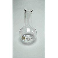 Rocwing Matraz Graduado de Fondo Plano hecho de Vidrio de Borosilicato 3.3 (100ml)