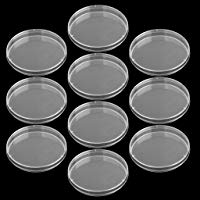 10pcs Desechable De Celulas De Laboratorio / Planta Tejido Placa De Cultivo Esteril Y Tapa 80mm