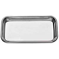 funwill Dental bandeja de acero inoxidable Medical Lab instrumento alta calidad &uacute;til 1&nbsp;pcs