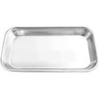 Bandeja de acero inoxidable m&eacute;dica Dental Lab instrumento para quir&uacute;rgico profesional veterinario Odontolog&iacute;a Hogar Ba&ntilde;o uso