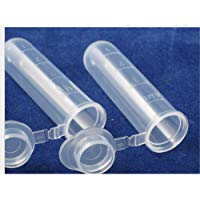 50 tubos de pl&aacute;stico centr&iacute;fugo de 5 ml, parte inferior redonda de alta temperatura, esterilizaci&oacute;n peque&ntilde;a transparente, tubo de muestra multifunci&oacute;n con tapa