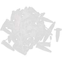 SOURCING MAP sourcingmap&reg; 50Pcs 1.5ml Tubos EP de tubo de pl&aacute;stico transparente para laboratorio para graduados