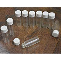 ACENIX&reg; 5&nbsp;ml Mini botella de cristal vac&iacute;a transparente y tapa de pl&aacute;stico l&iacute;quido Collection botellas de vidrio viales [10&nbsp;unidades]