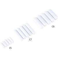 PTFE magn&eacute;tico Agitadores para mezclar peces Laboratorio Magnetic Stirrer Licuadora Stir Bar Remover Bar Laboratorio Agitador Flea Lab Spin Spinner para magn&eacute;tica Licuadora (7&nbsp;* 30&nbsp;mm) Color Blanco
