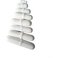 8 piezas mezclador agitador magn&eacute;tico Bar Stir Bar color blanco