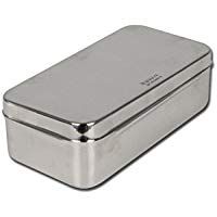 GIMA S.p.A 5868 Caja de acero inoxidable, 20&nbsp;cm x 10&nbsp;cm x 6&nbsp;cm