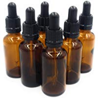 6 x 30ml Marr&oacute;n Frasco De Vidrio &Aacute;mbar con cristal y goma pipeta. apto para aromaterapia, Arte y Manualidades, De la hornada, Primeros Auxilios Medicina, Gotas Para El O&iacute;do, Engineering Etc