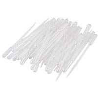 UEETEK 100pcs transferencia de 5ML pipeta gotero pl&aacute;stico graduado pipetas de medici&oacute;n desechable para mezclar pinturas acr&iacute;licas y laboratorio