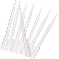 Siumir Piezas Pipetas de Transferencia de Pl&aacute;stico Cuentagotas Desechable Lavable Desechable Para Laboratorio Experimento de Pinturas Herramientas (100pcs/set) (1ml)