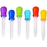 toymy Toy 6&nbsp;pieza Liquid Dropper Pipeta Transfer Pipeta silicona Pipeta Multicolor