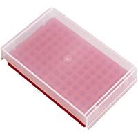 Camlab. Plastics RTP/7110-96NC 96 - Estante reversible (polipropileno), Red, 1