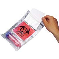 Neolab 1-~1881 - Bolsas de correo biohazard (150 x 225 mm, 100 unidades)