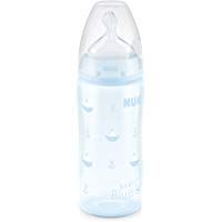NUK First Choice+ - Biber&oacute;n cuello ancho de silicon, talla M, 300 ml