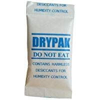 DRYPAK | 100 x 1 gramo/BOLSAS DESECANTES DE GEL DE S&Iacute;LICE/Deshumidificador, regenerable