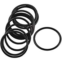 10&nbsp;piezas Negro Sello de goma aceite O anillo de juntas Arandelas 22&nbsp;mm x 19&nbsp;mm x 1,5&nbsp;mm