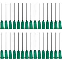 10pack Agujas de punta roma de 18G 1.2-38mm para experimentos, uso industrial (10) Agujas de punta roma, aguja roma, agujas dispensadoras de pl&aacute;stico industrial, punta roma