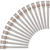 24 Paquete All Metal - Punta roma Luer Lock Aguja dispensadora de acero inoxidable. Aguja dispensadora industrial. Aplicador de precisi&oacute;n. 1.5"/ 38mm (10Ga)