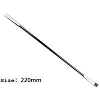 CTGVH - Esp&aacute;tula microf&aacute;rmacos de laboratorio, acero inoxidable, cuchara de muestreo, tama&ntilde;o 220 mm