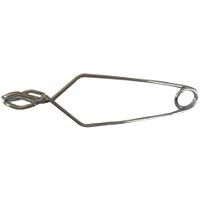 UKCOCO Scientific Spring Iron Test Tube Clamp Suministro de laboratorio - Tama&ntilde;o Peque&ntilde;o (Plata)