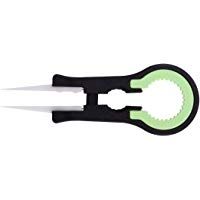 UEETEK Pinzas de Precisi&oacute;n Pinzas Cer&aacute;micas Pinza Industrial Antimagn&eacute;tico Resistente al Calor (Negro)