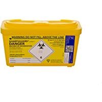 Daniel Sharps DNDD477YL - Cubo de basura (1 L), color amarillo