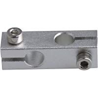 CNBTR Soporte de gu&iacute;a de sujeci&oacute;n de aleaci&oacute;n de aluminio para doble cruz de 5 mm de di&aacute;metro
