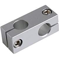 CNBTR - Soporte de cruz de aleaci&oacute;n de aluminio para barra de gu&iacute;a de riel lineal (3/5")