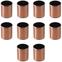 Sourcingmap - Cojinete (plano, 14 mm, 15 mm, 16 mm) Bujes autolubricantes sin aceite envueltos, 15 * 17 * 20 (10Qty)
