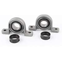 2 piezas de aleaci&oacute;n de zinc de 17 mm Rodamientos de bolas para soportes de rodamientos UP003