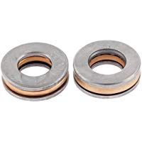 sourcingmap&reg; rodamiento de rodillos de bola de empuje de metal 16mm x 8mm x 5mm 2Pcs