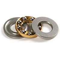 ATOPLEE 4pcs miniatura axiales de bolas de empuje Rodamientos 8x16x5mm F8-16M
