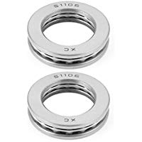 51106 axial de acero al carbono 3 Parte rodamiento axial de bolas 30x47x11mm 2pcs