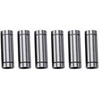 6 unids LM8LUU Rodamientos de Bolas Largas Lineales Doble Buje Sellado para 8mm Rod 3D Impresora CNC Partes