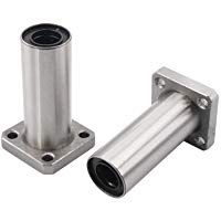 UsongShine Impresora 3D 2 piezas LMK8UU/LMK12UU reborde de movimiento lineal cojinete de bola CNC partes para Ultimaker RepRap 2