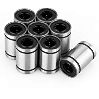 Rodamientos de bolas lineales, 8 piezas LM10UU 10 mm rodamiento de bolas impresora 3D CNC partes Bushing Linear Motion Accesorio