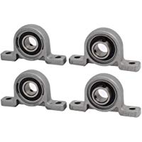 sourcingmap Almohada De Bloqueo De Cojinete De 4Pcs Kp002 15Mm Di&aacute;metro Interior Di&aacute;metro Bola Montada