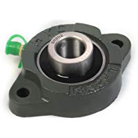 ATOPLEE 2pcs 15 mm Brida Almohada bloque de cojinete Base Solid