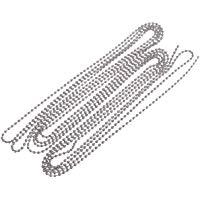UEETEK - Cadena de bolas (acero inoxidable, 10 conectores a juego, 3 m)