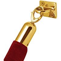 Chiner - Enganche de pared para Cord&oacute;nes barrera (Dorado)