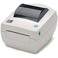 Zebra CG420d - Impresora de etiquetas (direct thermal / thermal transfer, 203 x 203 DPI, 102 mm/seg, 8 MB, 8 MB, 127 mm), color blanco