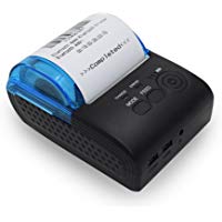 Tracffy Portable Mini Wireless Bluetooth 58&nbsp;mm High Speed Impresora t&eacute;rmica directa, compatible con Android & IOS & sistemas Windows y Linux y ESC/POS Comandos de impresi&oacute;n