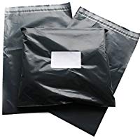 Triplast - Bolsas de pl&aacute;stico para correo postal, color negro (paquete de 100 unidades, 230 x 300 mm)