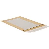 Bong 14616 - Sobres A3 (papel de estraza 120 g/m&sup2;, reverso de cart&oacute;n gris 450 g/m&sup2;, cierre autoadhesivo, 100 unidades), color marr&oacute;n