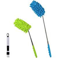 ZoomSky 3pcs Plumero de Microfibra plumeros para el Polvo de Cepillo peque&ntilde;o para Polvo, Limpiar Esquina